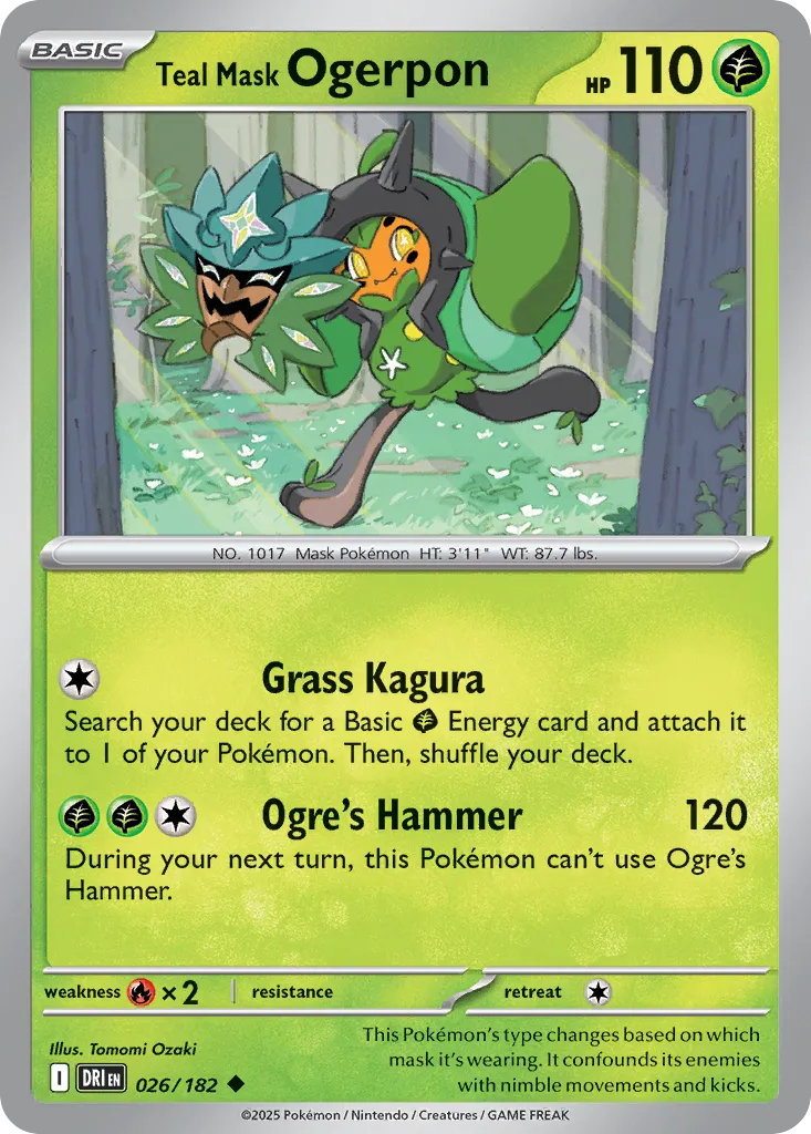 026/182 Teal Mask Ogerpon