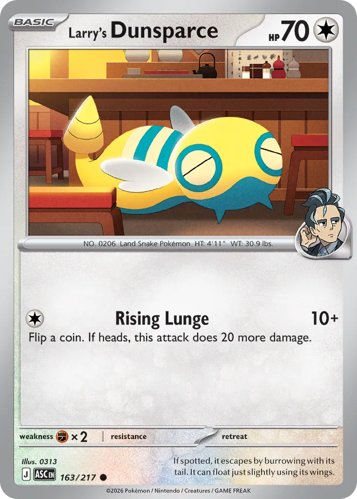 163/217 Larry’s Dunsparce