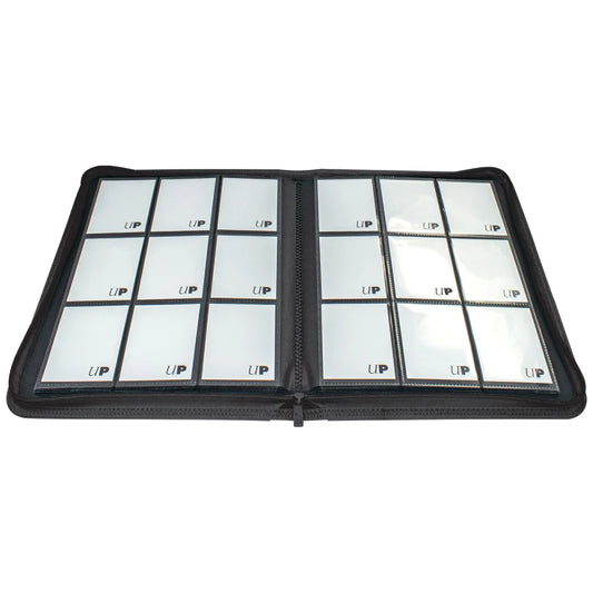 Ultra Pro Vivid 9-Pocket Zippered Binder - White
