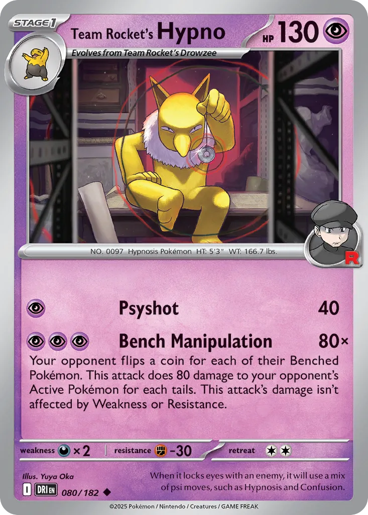 080/182 Team Rocket’s Hypno