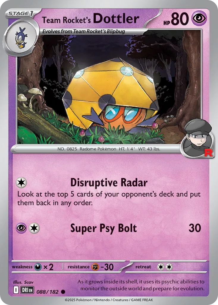 088/182 Team Rocket’s Dottler