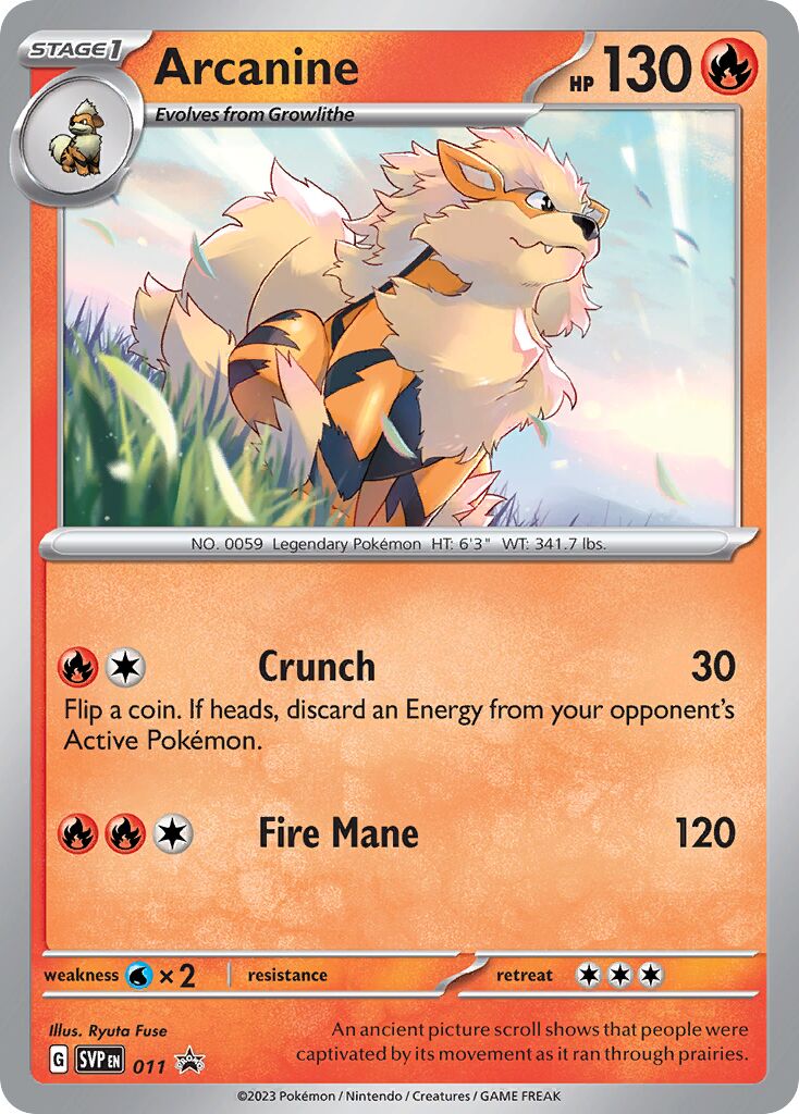 Arcanine SVP 011