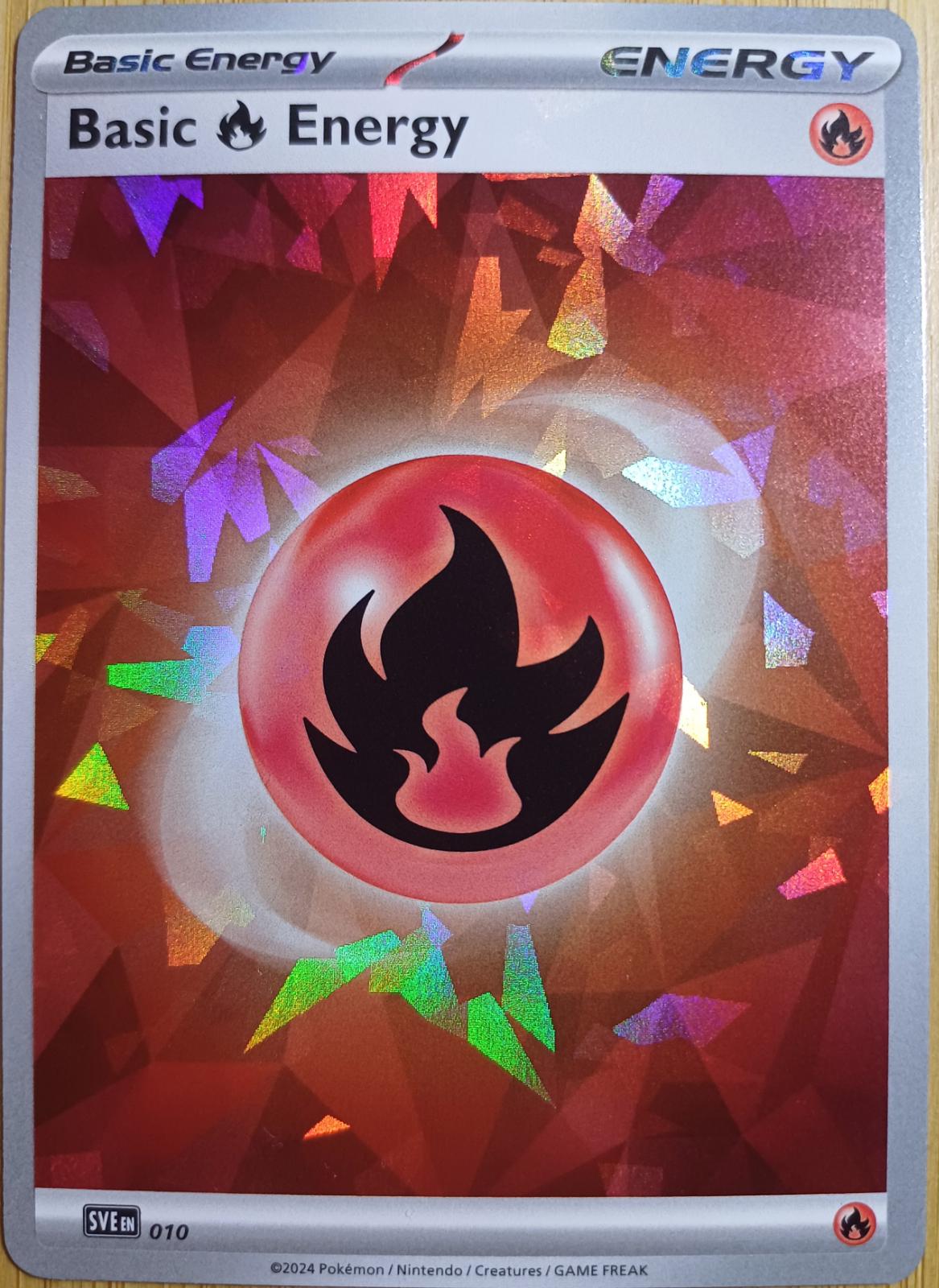 SVE 010 Cracked Ice Holo Energy
