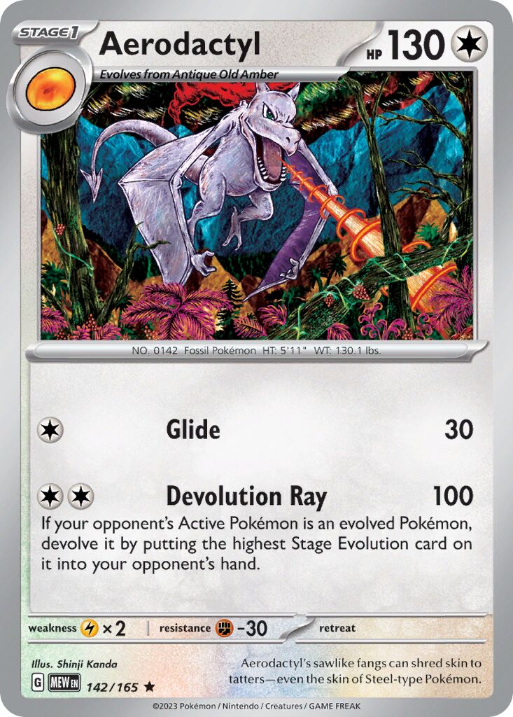 Aerodactyl 142/165
