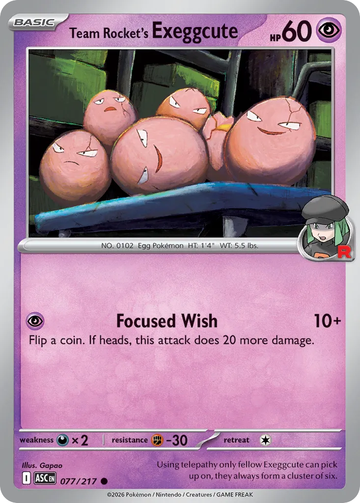 077/217 Team Rocket’s Exeggcute