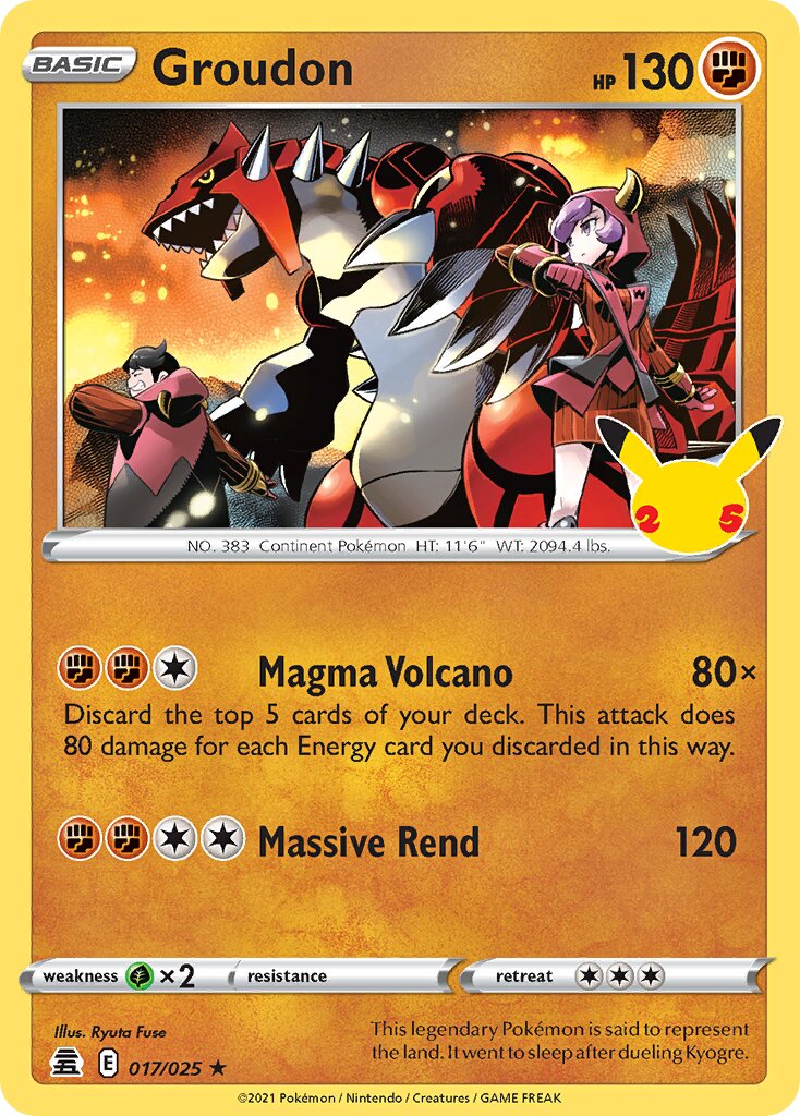 Groudon 017/025