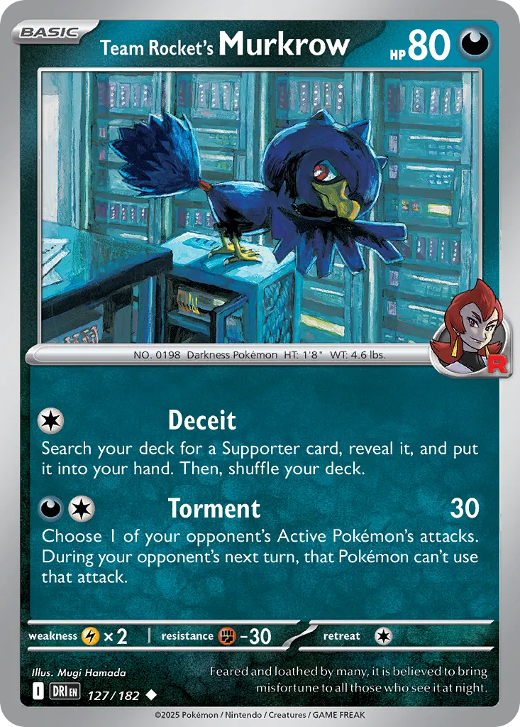 127/182 Team Rocket’s Murkrow