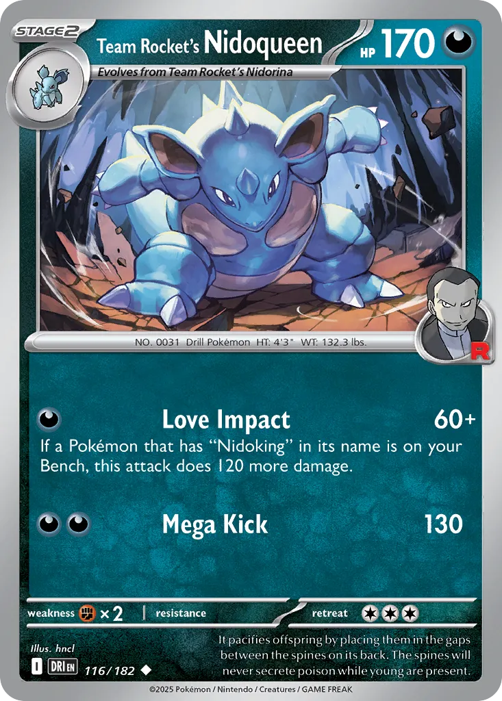 116/182 Team Rocket’s Nidoqueen