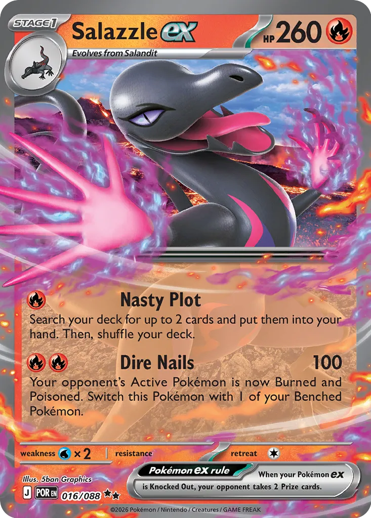 016/088 Salazzle ex