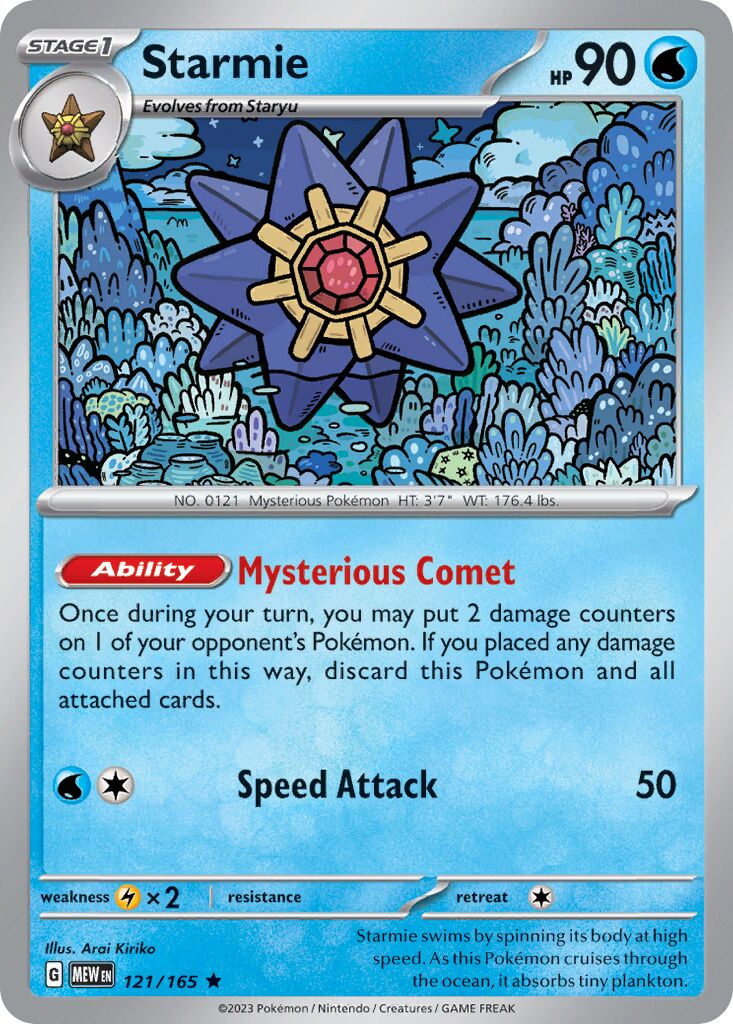Starmie 121/165