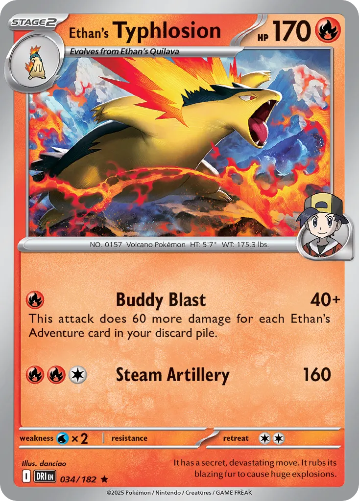034/182 Ethan’s Typhlosion