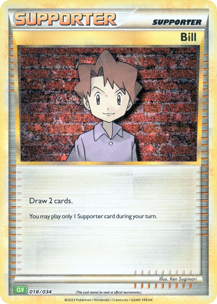 Bill 018/034 Holo CLV