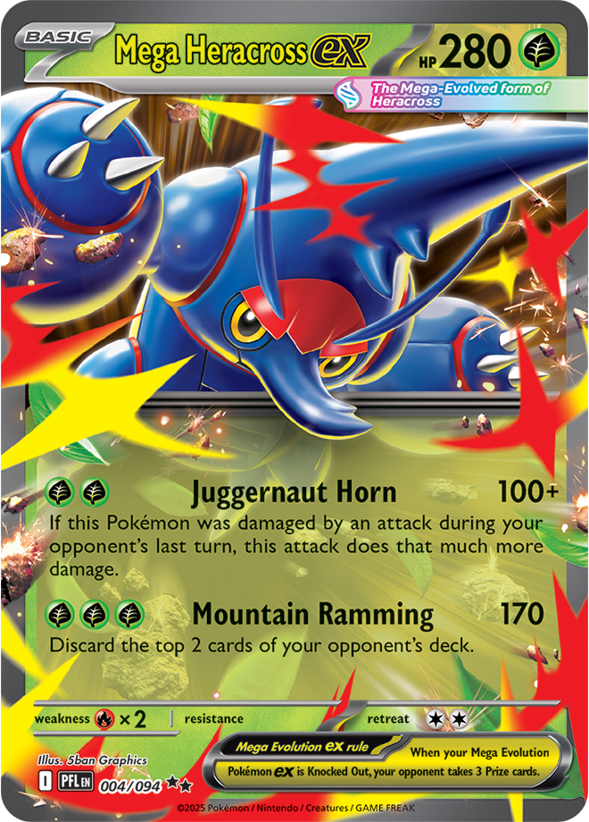 004/094 Mega Heracross EX