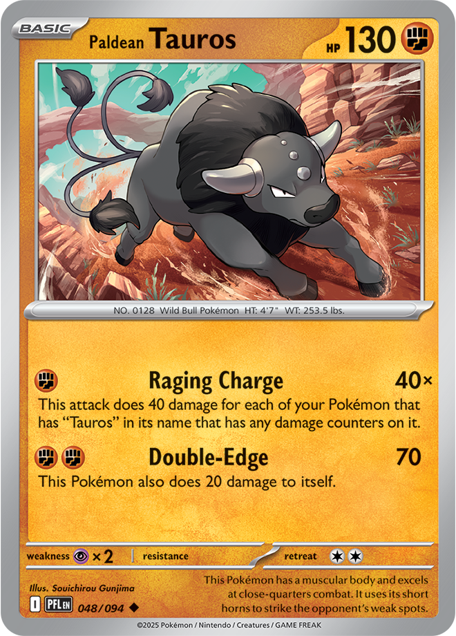 048/094 Paldean Tauros