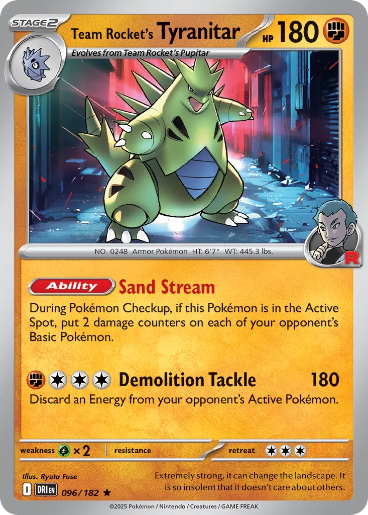096/182 Team Rocket’s Tyranitar