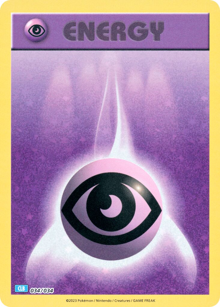Basic Psychic Energy 034/034 Holo CLB