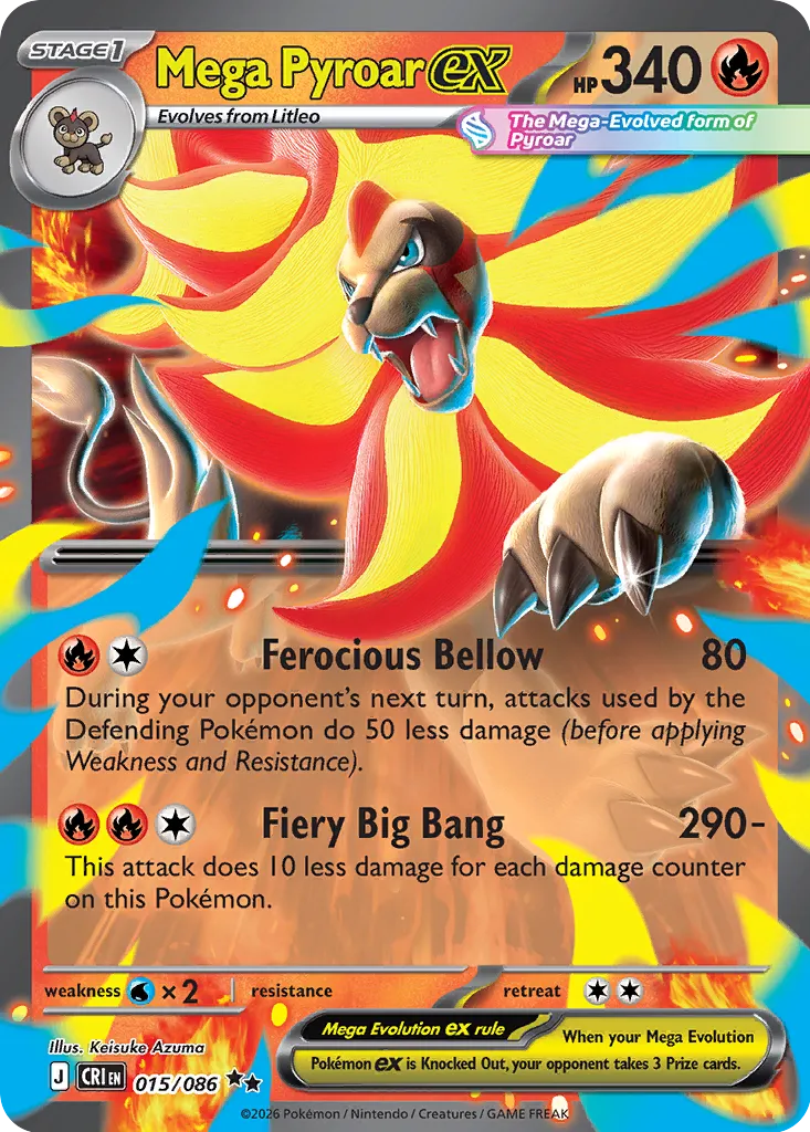015/086 Mega Pyroar ex