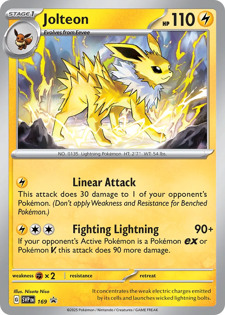 Jolteon (Cosmos Holo) SVP 169