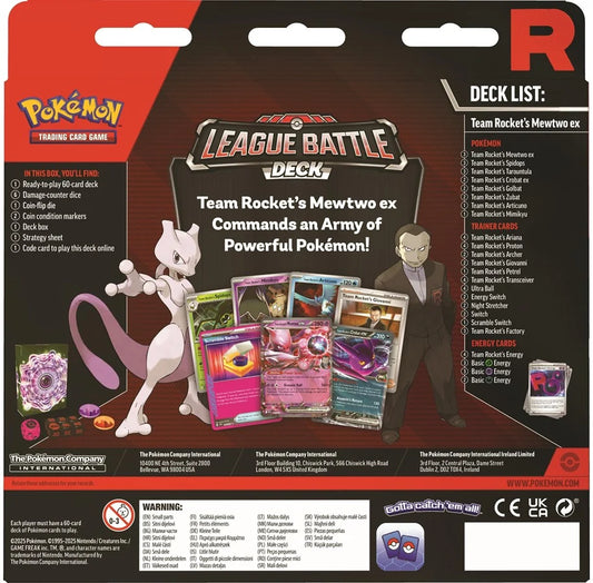 League Battle Deck Team Rocket’s Mewtwo ex