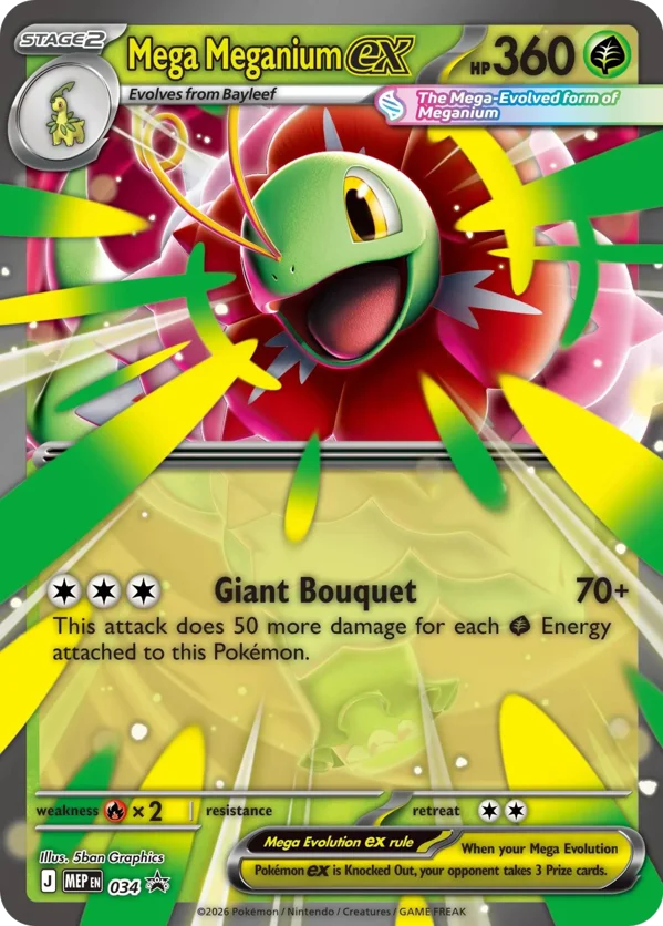 Mega Meganium ex MEP 034