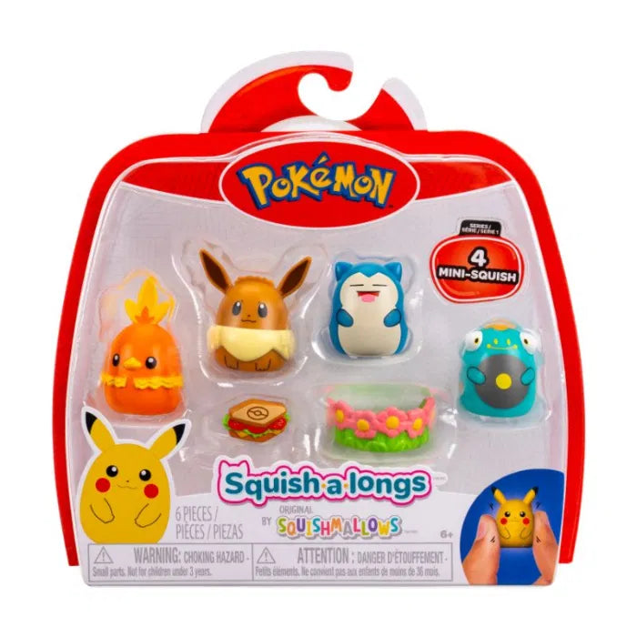Pokemon Squishalongs 4 pk