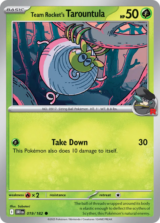 019/182 Team Rocket’s Tarountula
