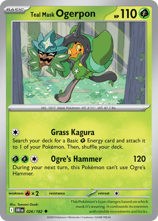 026/182 Teal Mask Ogerpon