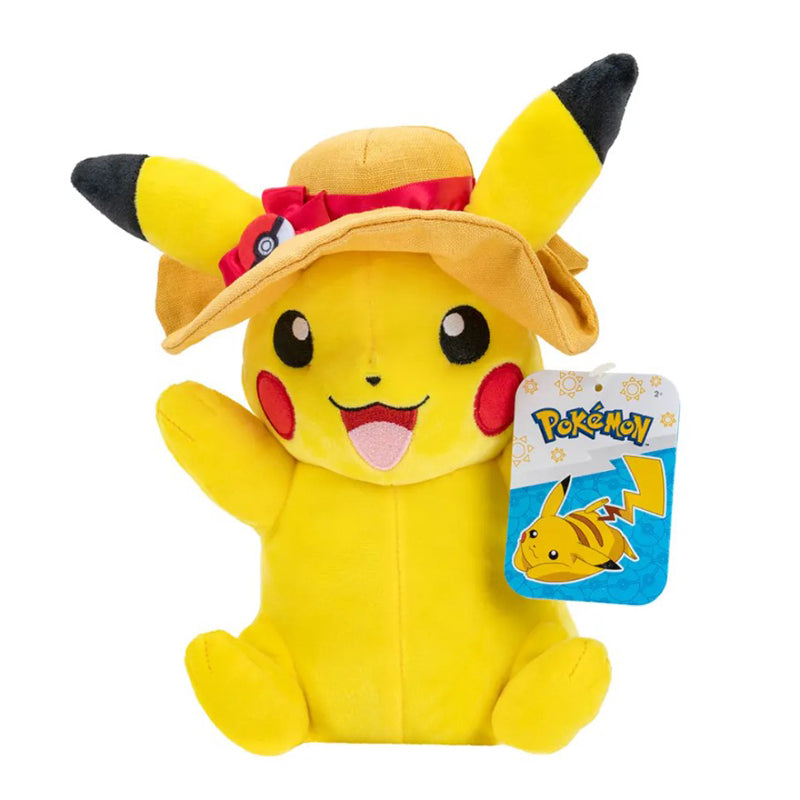 Pokemon Plush 20cm Pikachu m/hatt