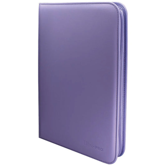 Ultra Pro Vivid 9-Pocket Zippered Binder - Purple