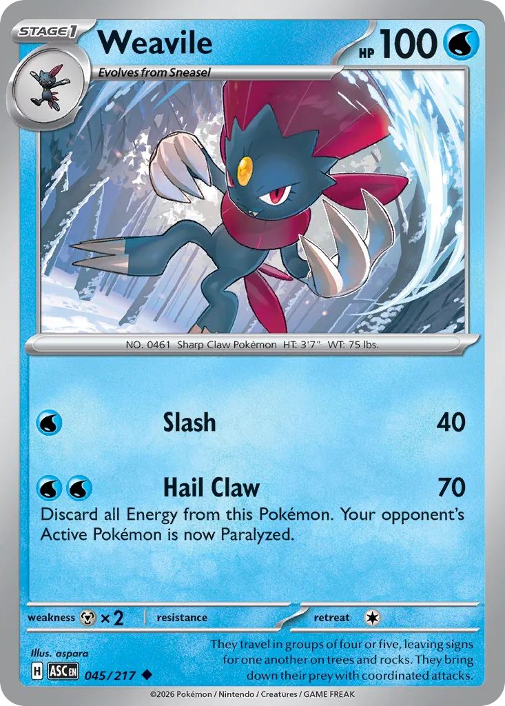 045/217 Weavile