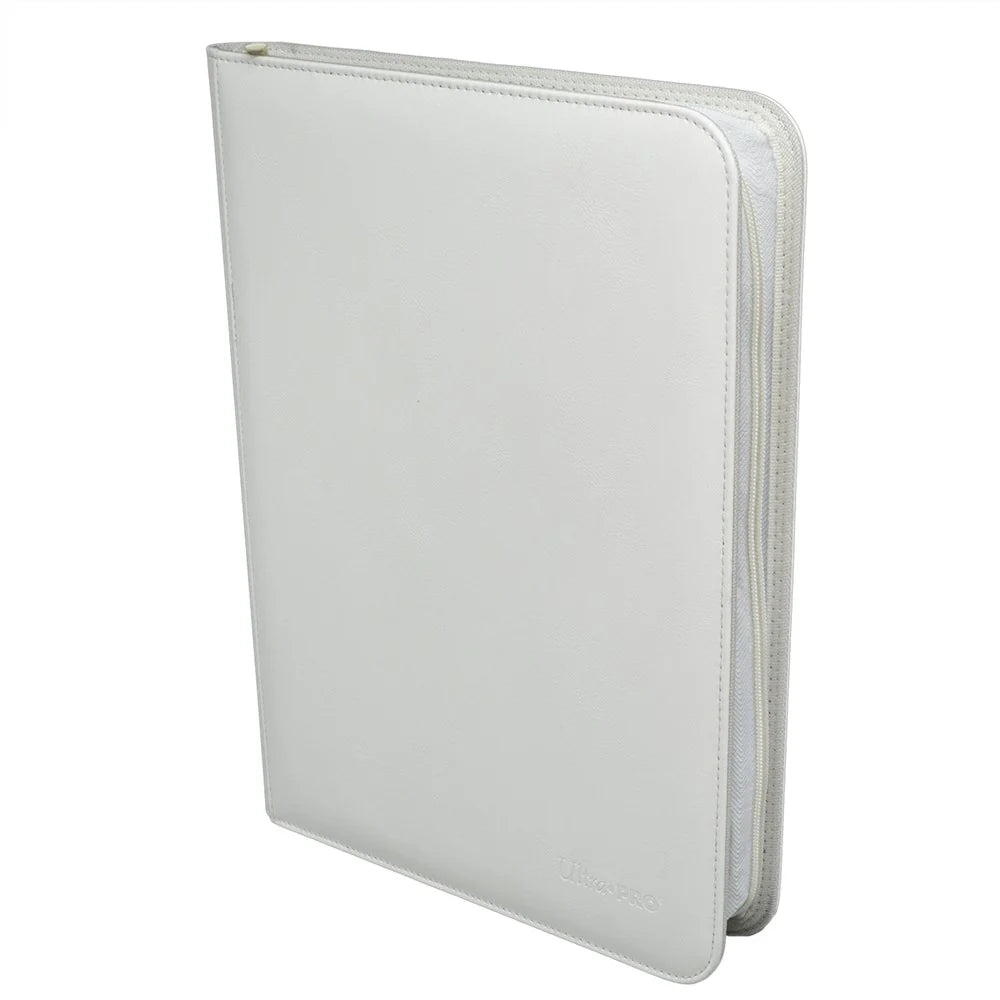 Ultra Pro Vivid 9-Pocket Zippered Binder - White