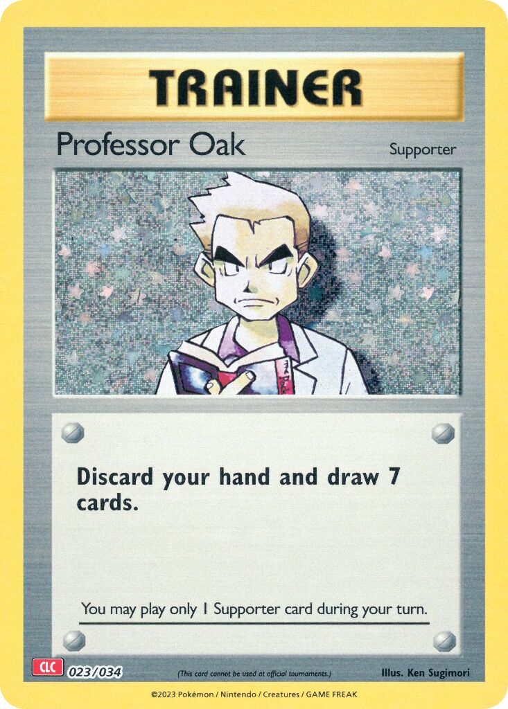 Professor Oak 023/034 Holo CLC