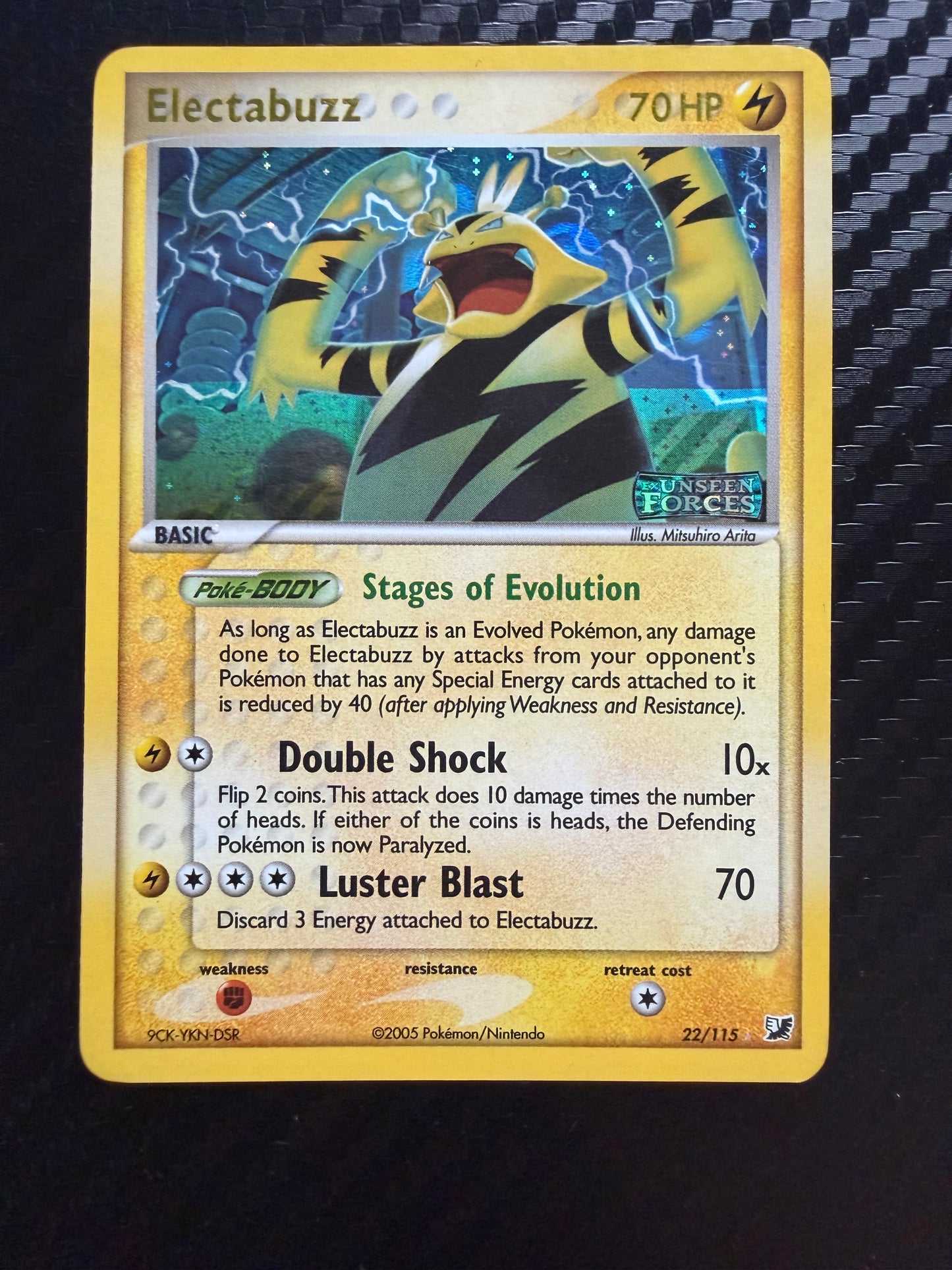 Electabuzz 22/115 Reverse Holo Stamped