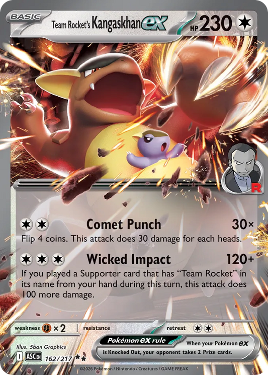 162/217 Team Rocket’s Kangaskhan ex
