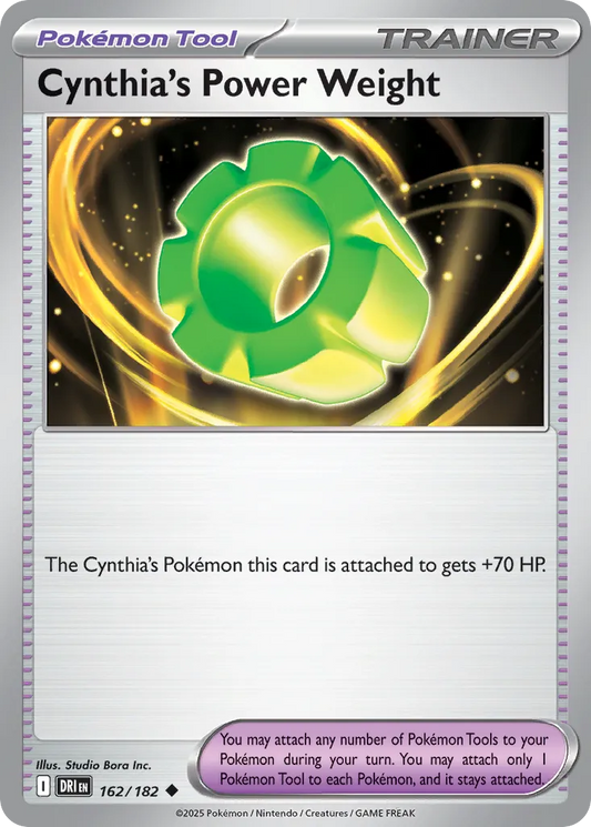 162/182 Cynthia’s Power Weight