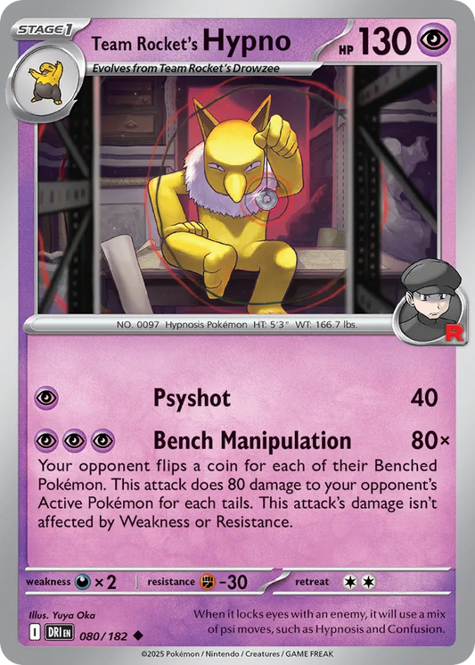 080/182 Team Rocket’s Hypno
