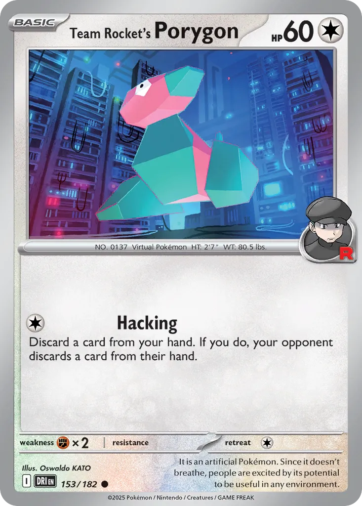 153/182 Team Rocket’s Porygon