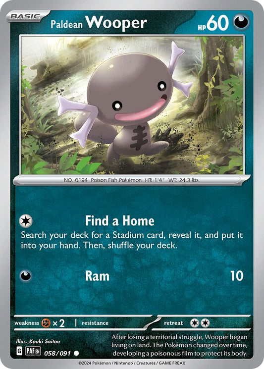 058/091	Paldean Wooper