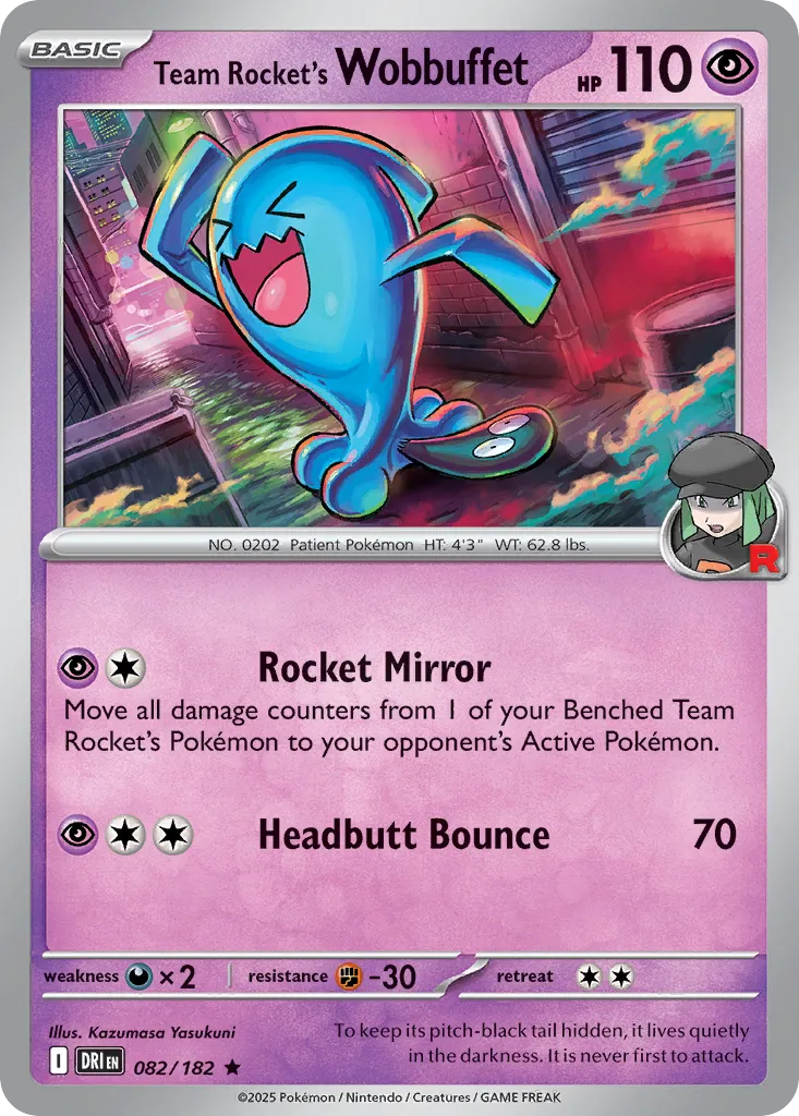 082/182 Team Rocket’s Wobbuffet