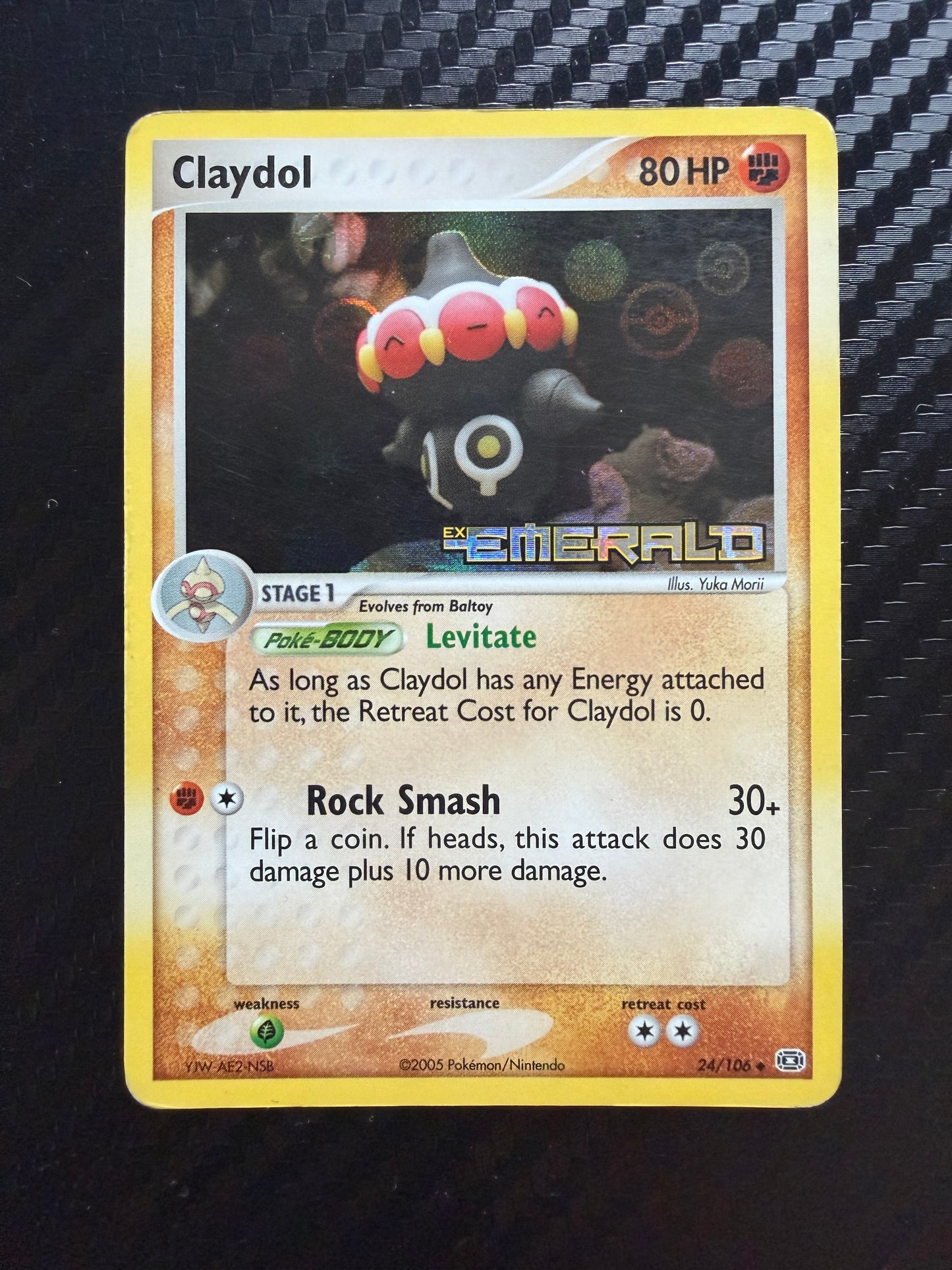 Claydol 24/106 Reverse Holo Stamped