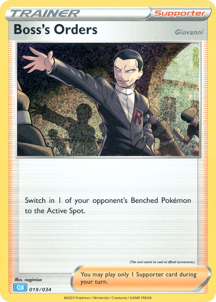 Boss’s Orders 019/034 Holo CLB