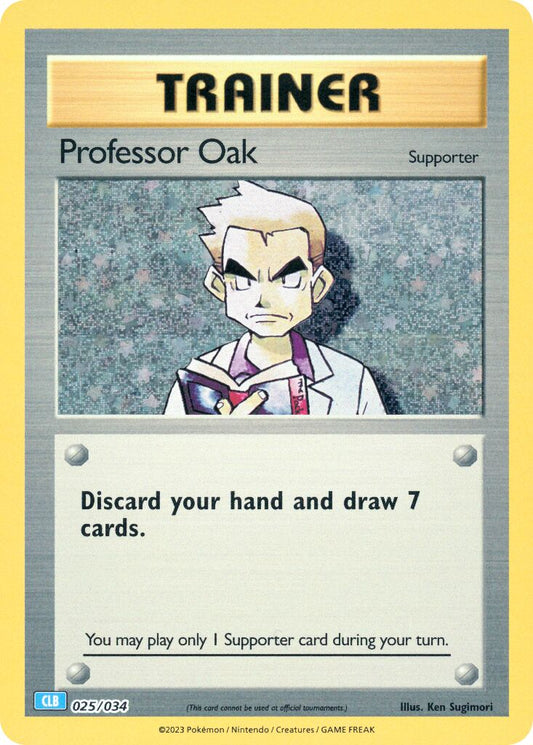 Professor Oak 025/034 Holo CLB