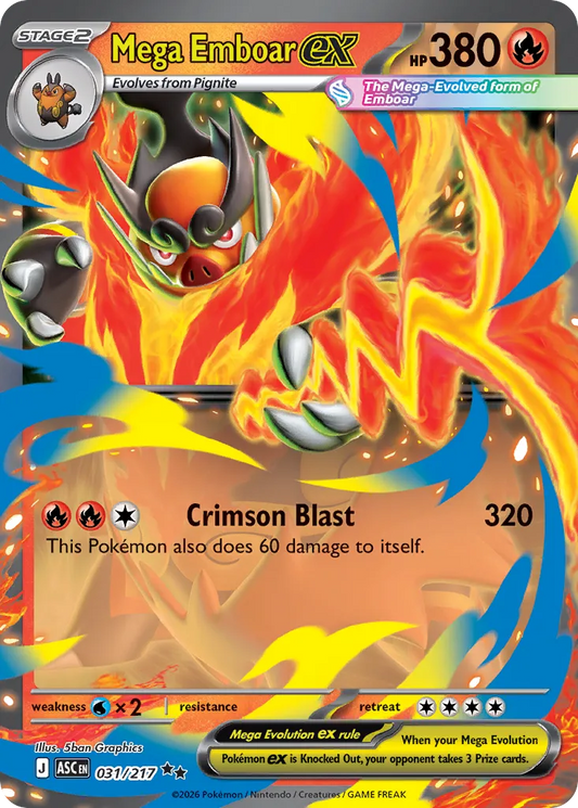 031/217 Mega Emboar ex