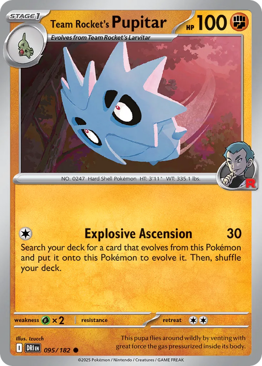 095/182 Team Rocket’s Pupitar