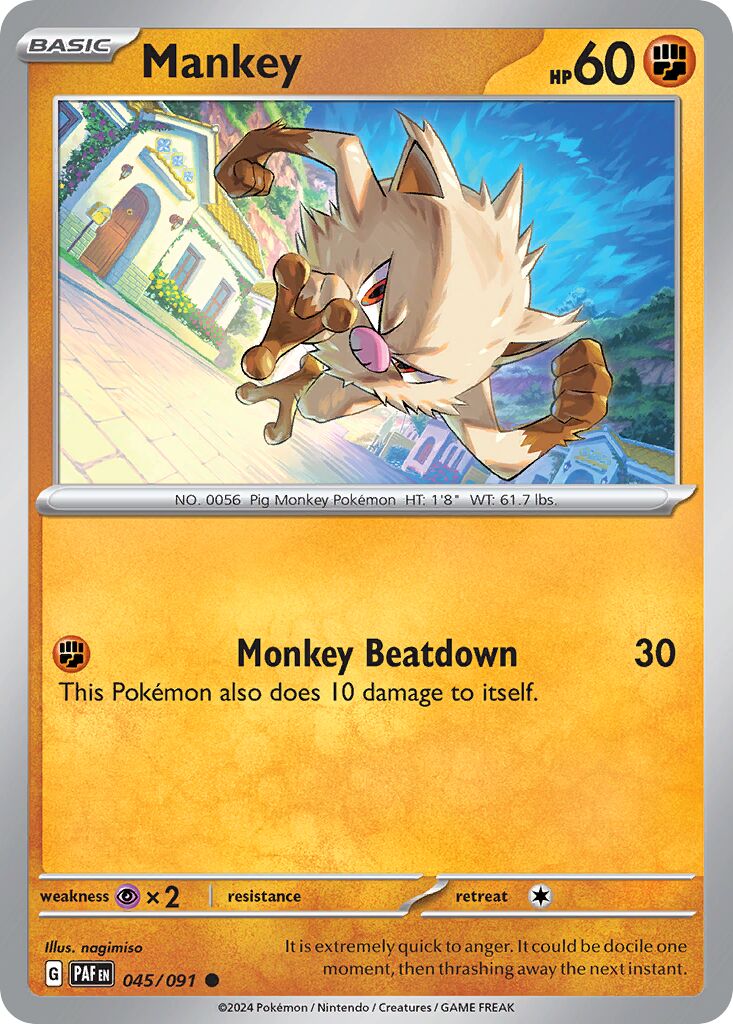 045/091	Mankey