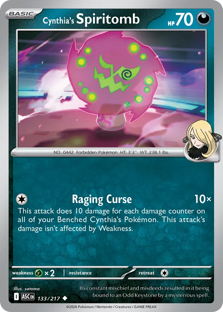 133/217 Cynthia’s Spiritomb
