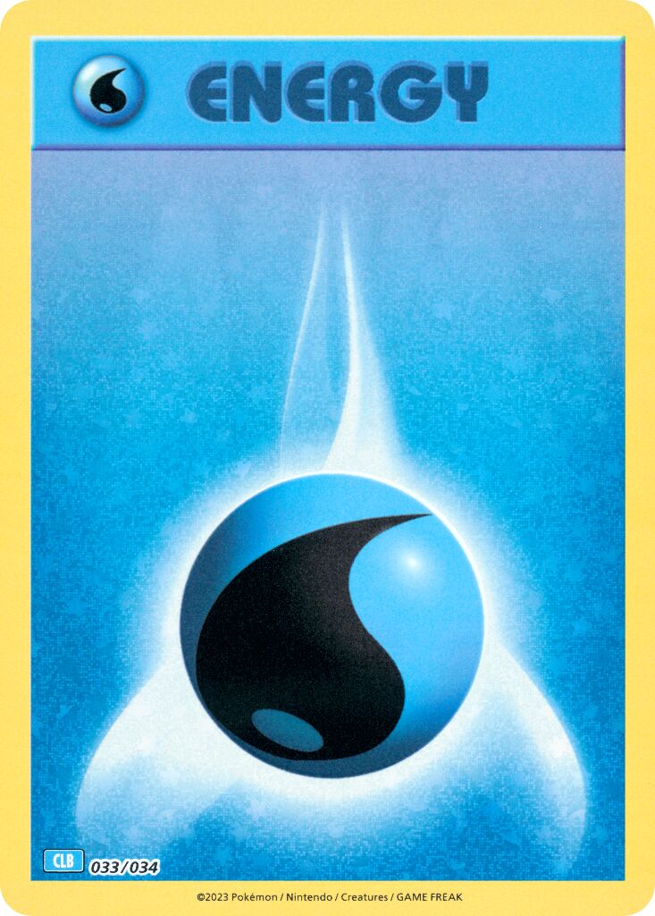 Basic Water Energy 033/034 Holo CLB