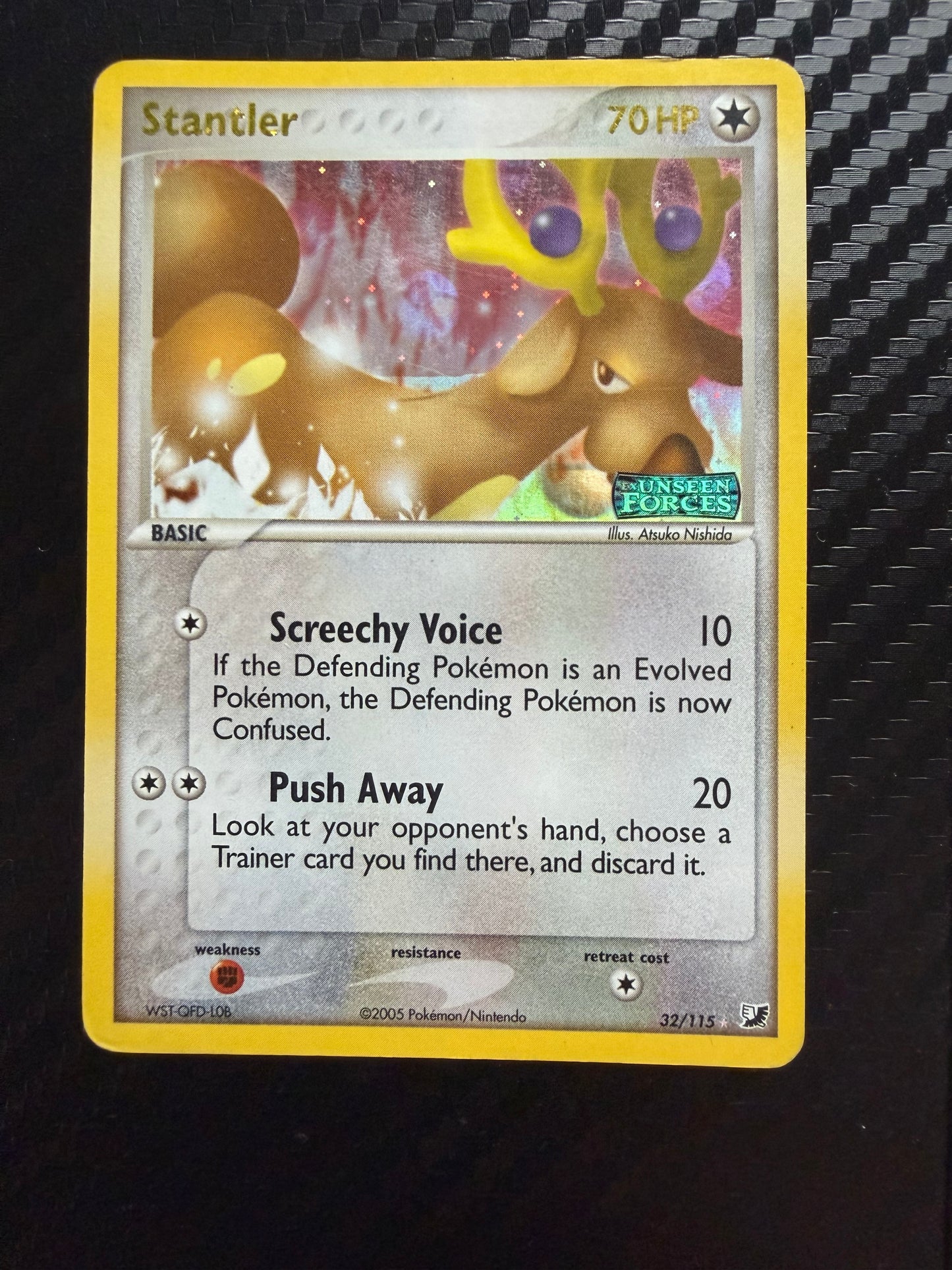 Stantler 32/115 Reverse Holo Stamped