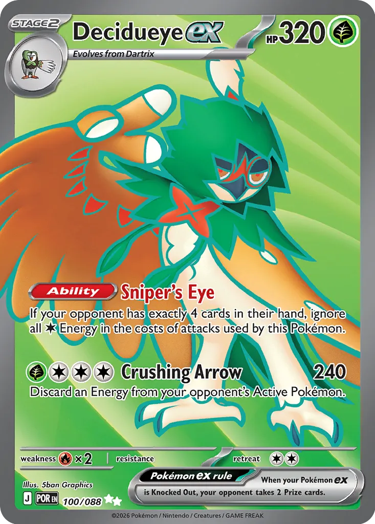 100/088 Decidueye ex