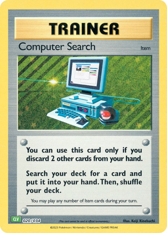 Computer Search 020/034 Holo CLV
